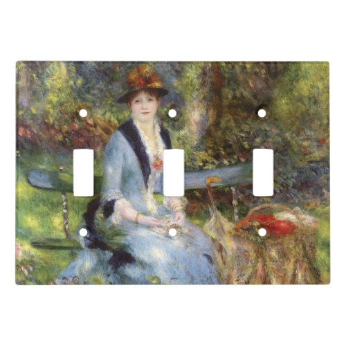 Pierre_Auguste Renoir _ Dans les Roses    Light Switch Cover