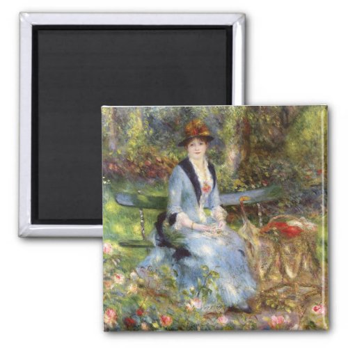 Pierre_Auguste Renoir _ Dans les Roses P Magnet