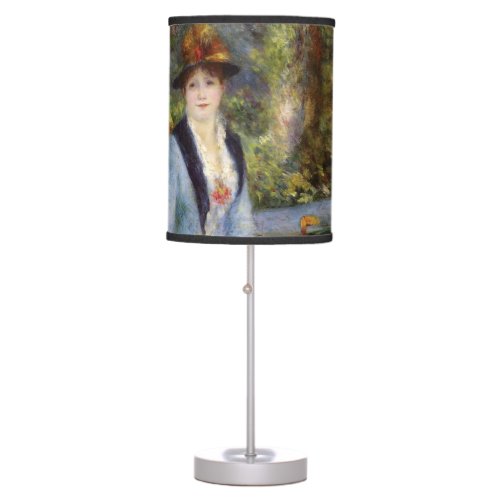 Pierre_Auguste Renoir _ Dans les Roses   Table Lamp