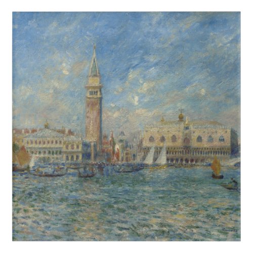 Pierre Auguste Renoir Doges Palace Venice Acrylic Print