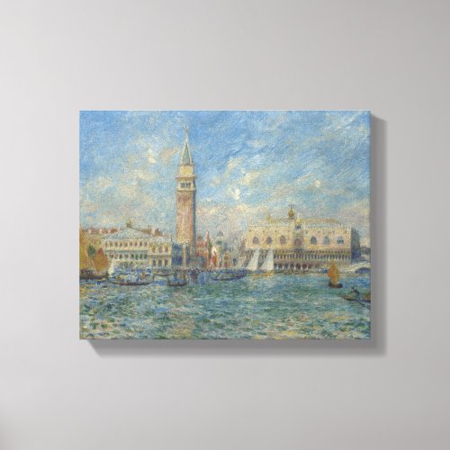 Pierre Auguste Renoir Doges Palace Venice Canvas Print