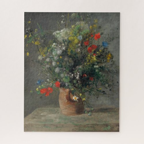 Pierre_Auguste Renoir _ Flowers in a Vase 1866 Jigsaw Puzzle
