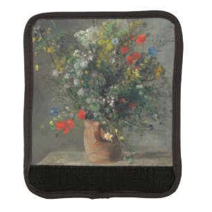 Pierre-Auguste Renoir - Flowers in a Vase 1866 Luggage Handle Wrap