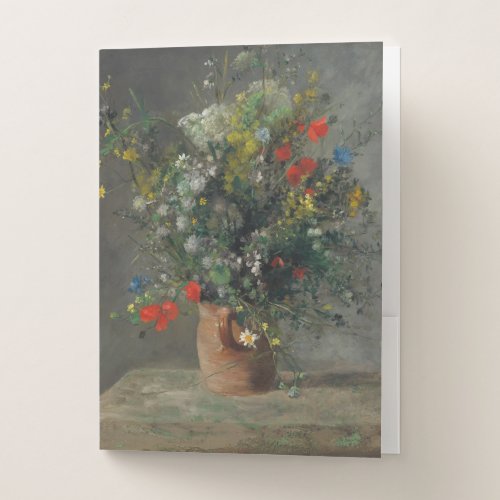 Pierre_Auguste Renoir _ Flowers in a Vase 1866 Pocket Folder