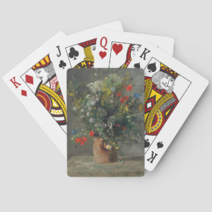 Pierre-Auguste Renoir - Flowers in a Vase 1866 Poker Cards
