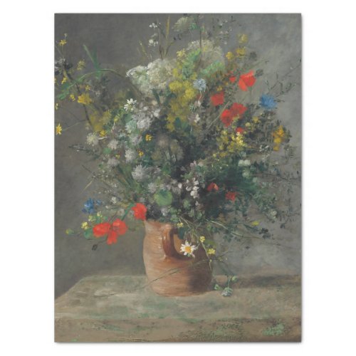 Pierre_Auguste Renoir _ Flowers in a Vase 1866 Tissue Paper