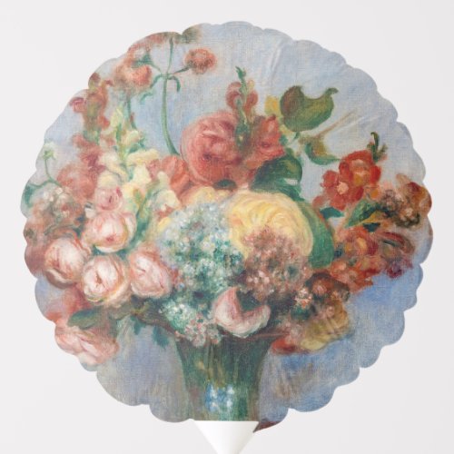 Pierre_Auguste Renoir _ Flowers in a Vase Balloon