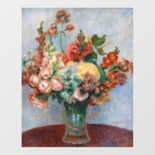 Pierre-Auguste Renoir - Flowers in a Vase Floor Decals