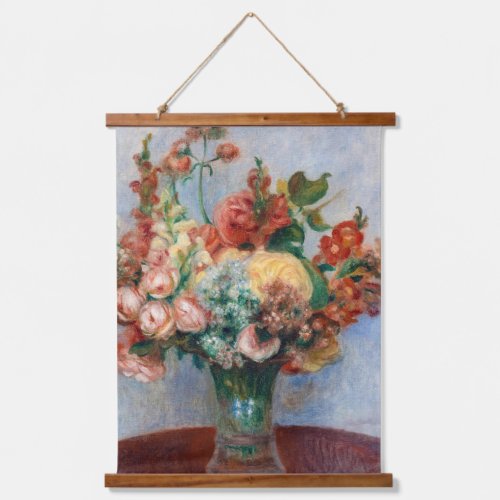 Pierre_Auguste Renoir _ Flowers in a Vase Hanging Tapestry