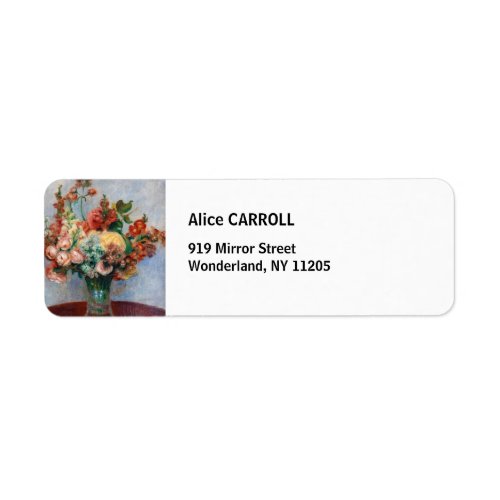 Pierre_Auguste Renoir _ Flowers in a Vase Label