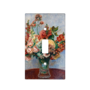Pierre-Auguste Renoir - Flowers in a Vase Light Switch Cover