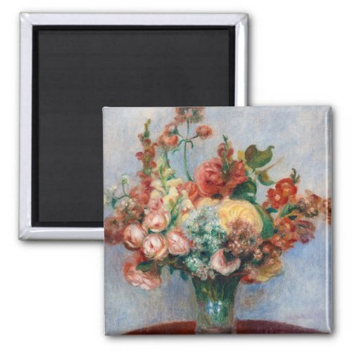 Pierre_Auguste Renoir _ Flowers in a Vase Magnet