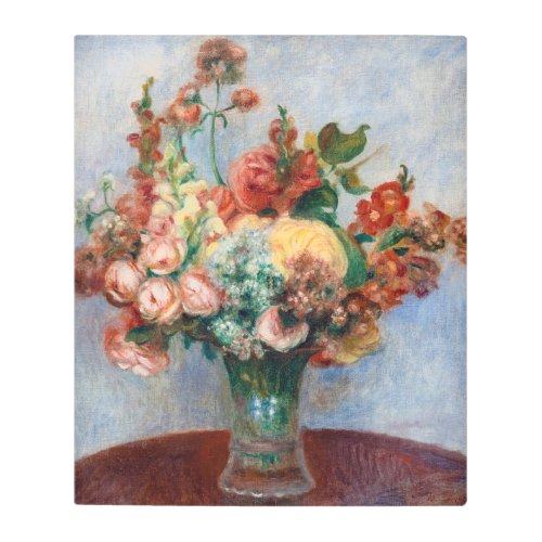 Pierre_Auguste Renoir _ Flowers in a Vase Metal Print