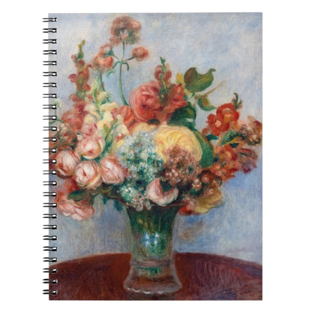 Pierre-Auguste Renoir - Flowers in a Vase Notebook (Front)