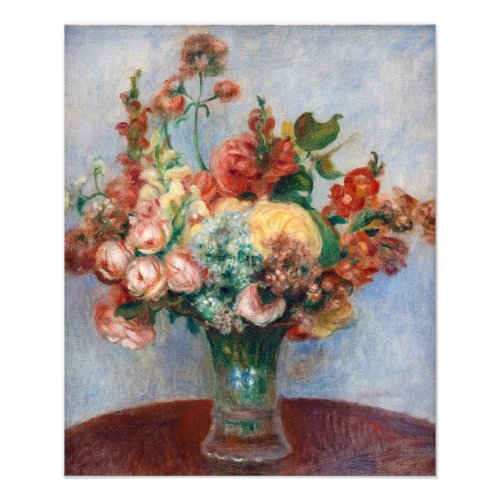 Pierre_Auguste Renoir _ Flowers in a Vase Photo Print