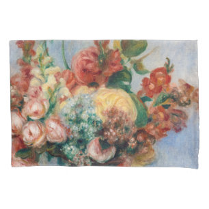 Pierre-Auguste Renoir - Flowers in a Vase Pillow Case