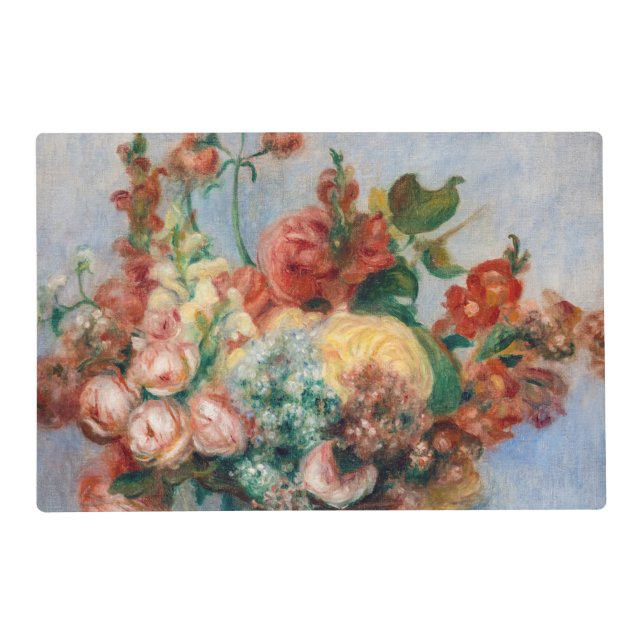 Pierre-Auguste Renoir - Flowers in a Vase Placemat (Front)