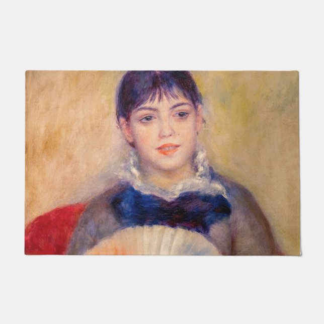 Pierre-Auguste Renoir - Girl with a Fan Doormat (Front)