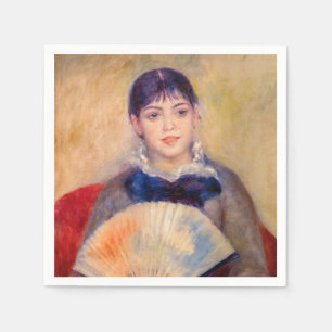 Pierre-Auguste Renoir - Girl with a Fan Napkins
