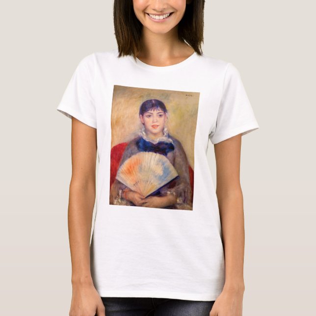 Pierre-Auguste Renoir - Girl with a Fan T-Shirt (Front)