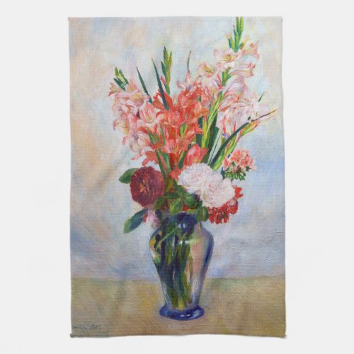 Pierre_Auguste Renoir _ Gladioli Kitchen Towel