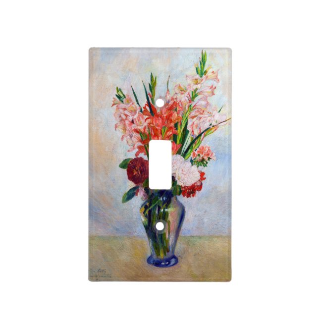 Pierre-Auguste Renoir - Gladioli Light Switch Cover (Front)