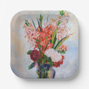 Pierre-Auguste Renoir - Gladioli Paper Plates