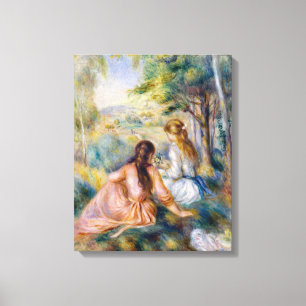 Pierre-Auguste Renoir - In the Meadow Canvas Print