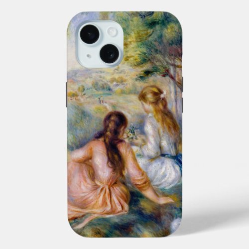 Pierre_Auguste Renoir _ In the Meadow iPhone 15 Case