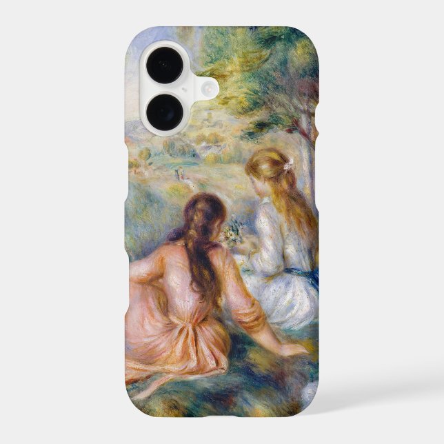 Pierre-Auguste Renoir - In the Meadow Case-Mate iPhone Case (Back)