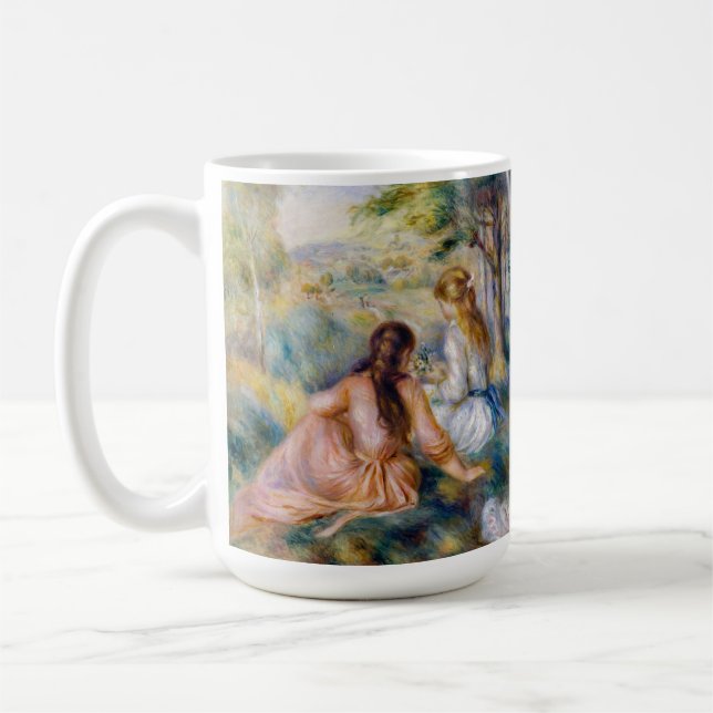 Pierre-Auguste Renoir - In the Meadow Coffee Mug (Left)