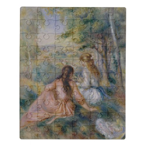 Pierre Auguste Renoir  In the Meadow Jigsaw Puzzle