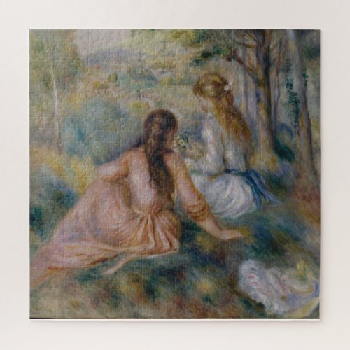 Pierre Auguste Renoir  In the Meadow Jigsaw Puzzle