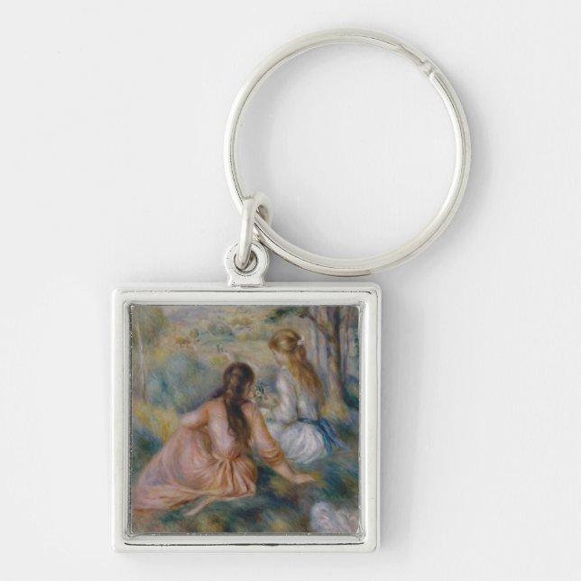 Pierre Auguste Renoir | In the Meadow Keychain (Front)