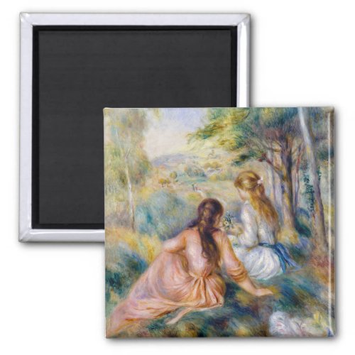 Pierre_Auguste Renoir _ In the Meadow Magnet