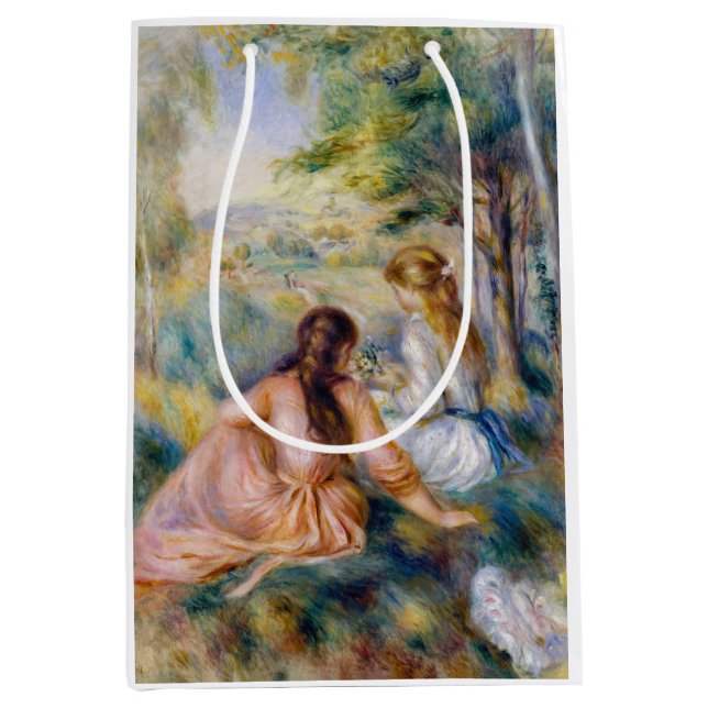 Pierre-Auguste Renoir - In the Meadow Medium Gift Bag (Front)