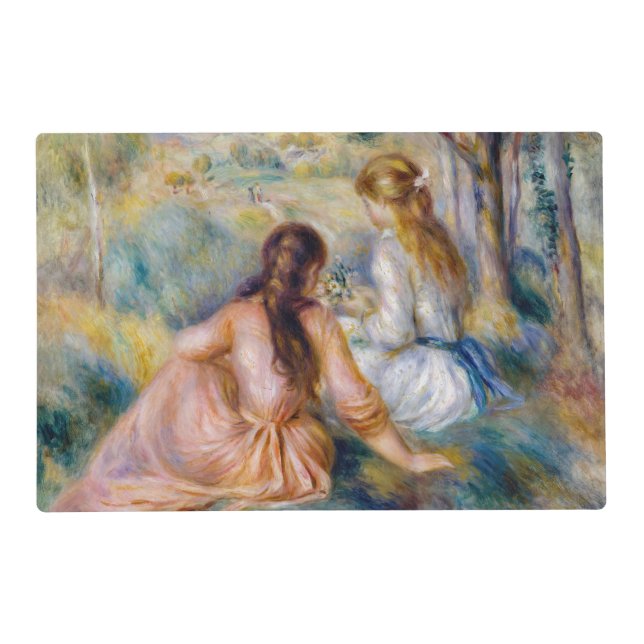 Pierre-Auguste Renoir - In the Meadow Placemat (Front)