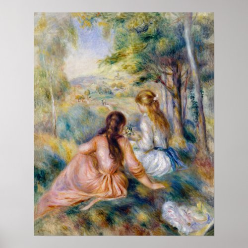 Pierre_Auguste Renoir _ In the Meadow Poster