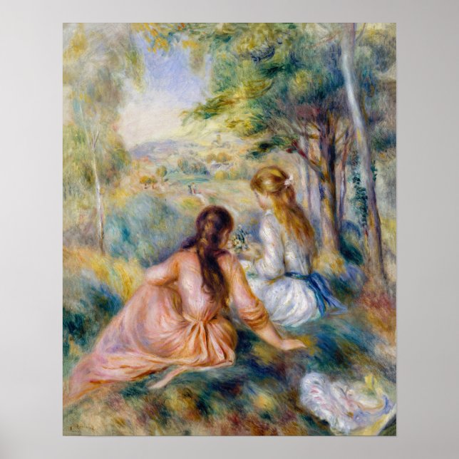 Pierre-Auguste Renoir - In the Meadow Poster (Front)