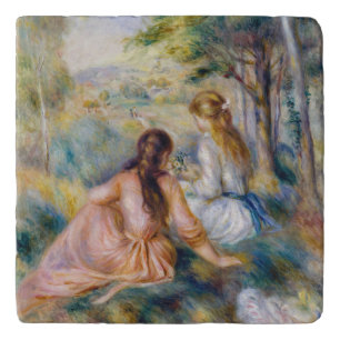 Pierre-Auguste Renoir - In the Meadow Trivet