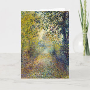 Pierre-Auguste Renoir - In the Woods Card