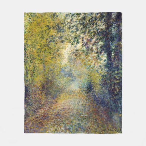 Pierre_Auguste Renoir _ In the Woods Fleece Blanket