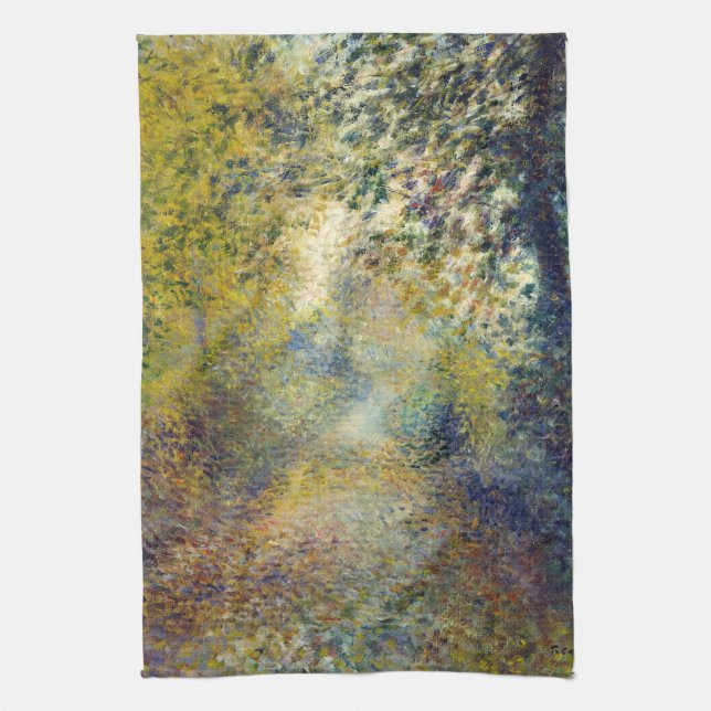 Pierre-Auguste Renoir - In the Woods Kitchen Towel (Vertical)