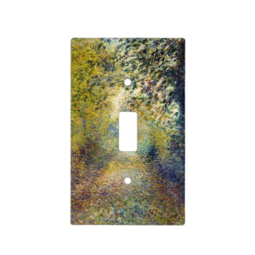 Pierre_Auguste Renoir _ In the Woods Light Switch Cover