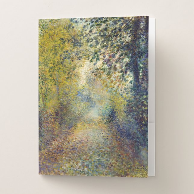 Pierre-Auguste Renoir - In the Woods Pocket Folder (Front)