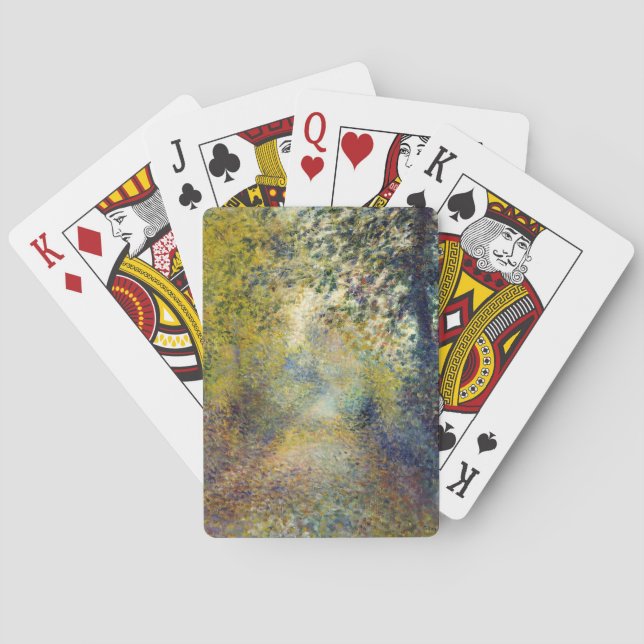 Pierre-Auguste Renoir - In the Woods Poker Cards (Back)