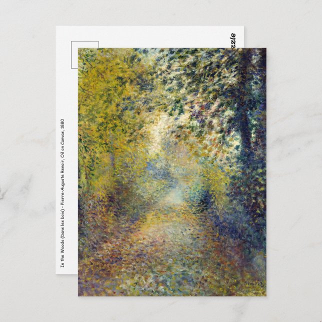 Pierre-Auguste Renoir - In the Woods Postcard (Front/Back)
