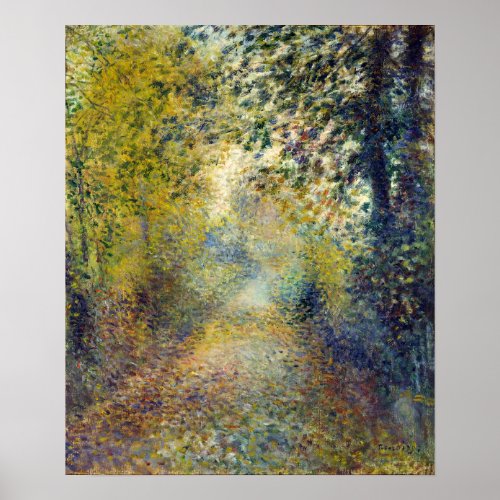 Pierre_Auguste Renoir _ In the Woods Poster