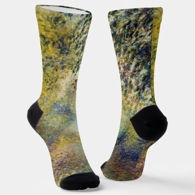 Pierre-Auguste Renoir - In the Woods Socks (Angled)