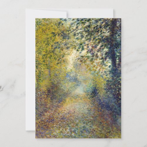 Pierre_Auguste Renoir _ In the Woods Thank You Card